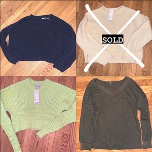 slouchy fall sweater bundle!!